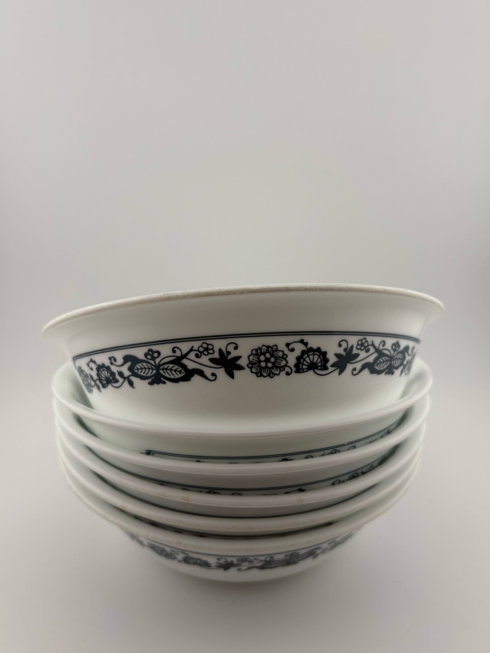 Set of 6 Corelle by Corning Old Town Blue/ Blue Onion Cereal Bowls